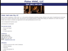 Tablet Screenshot of fisherhvacllc.com